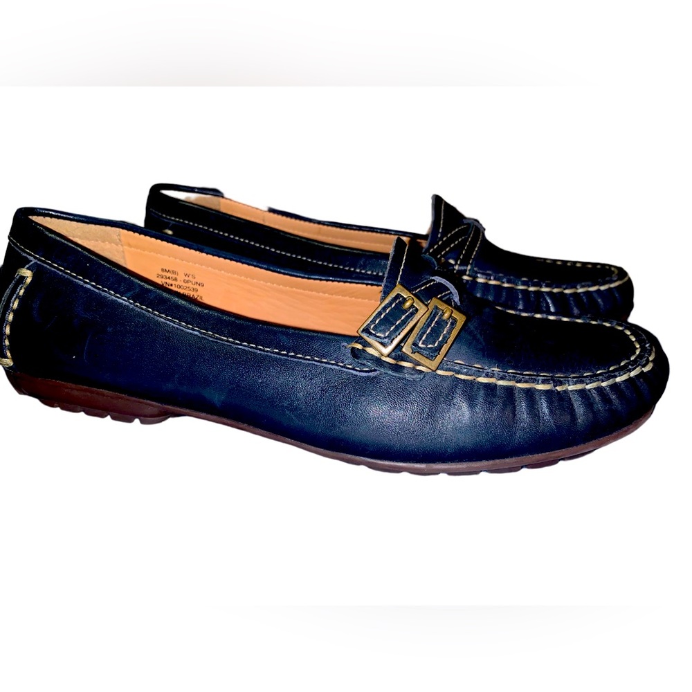 L.L Bean Women’s Leather Smart Casual Slip On Shoes